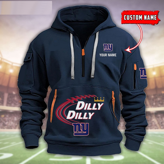 New York Giants Dilly Dilly Football Heavy Tactical Hoodies, Football Tactical Hoodies