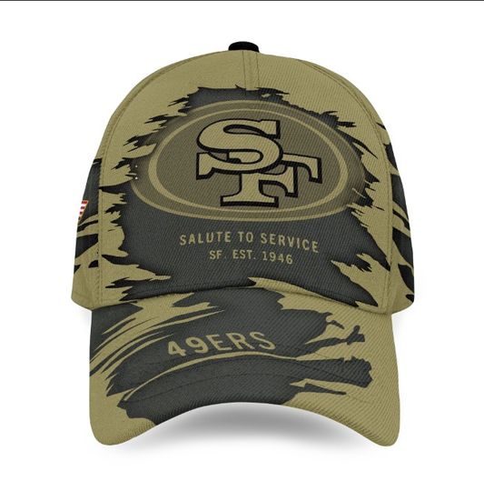 49ers 2025 Salute to Service Classic Cap
