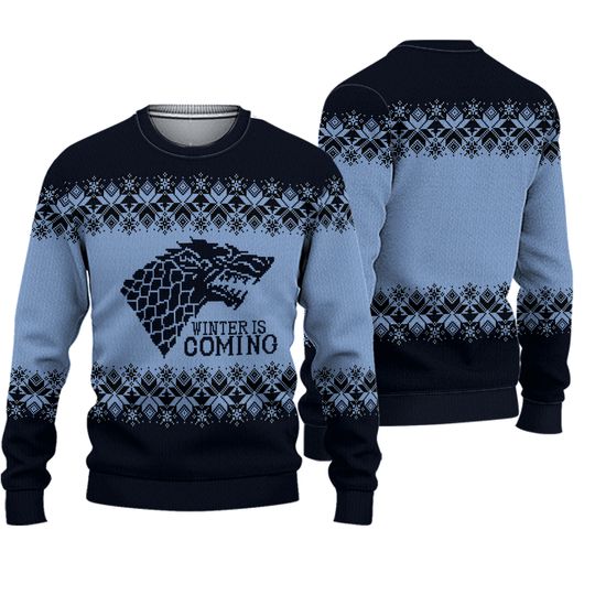 Small 38" inch chest - Game of Thrones Ugly Christmas Jumper Sweater Xmas GOT