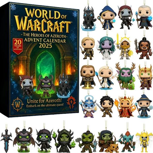 World of Warcraft – The Heroes of Azeroth Advent Calendar Christmas Countdown Calendars, Christmas Gift