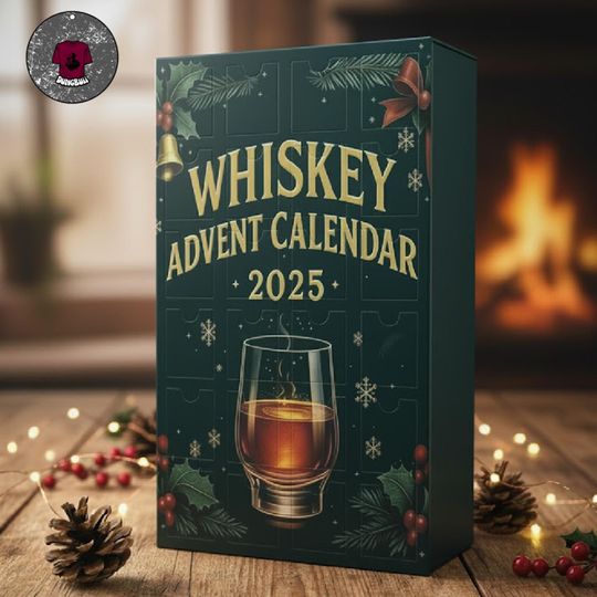 Whiskey Advent Calendar 2025, Whiskey Bottle Ornaments, Whiskey Bottle blind box, Xmas gift, Suprise Xmas gift