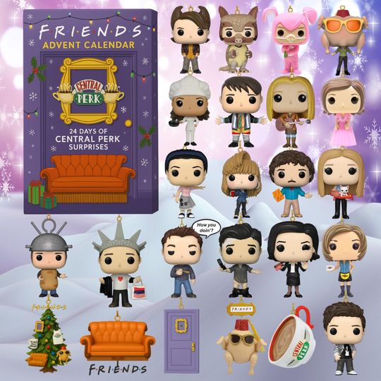 Discover Advent Calendar 2025, Christmas Countdown Calendar 24 Days of Surprises, TV Show Christmas Gift for Men Women Couples