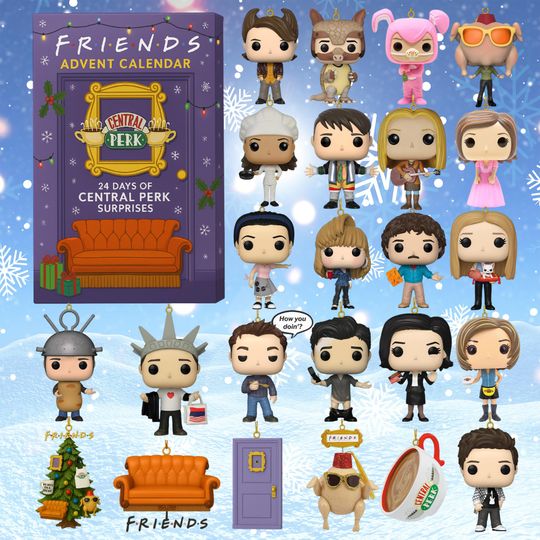 Discover Advent Calendar 2025, Christmas Countdown Calendar 24 Days of Surprises, TV Show Christmas Gift for Men Women Couples