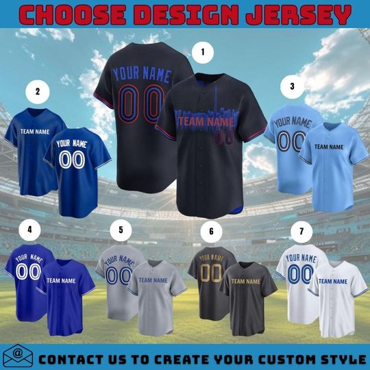 Discover All Stitched Jersey, Embroidery jersey,  Toronto Baseball Jersey, Toronto Baseball Custom Jersey For Fans,Baseball Jersey