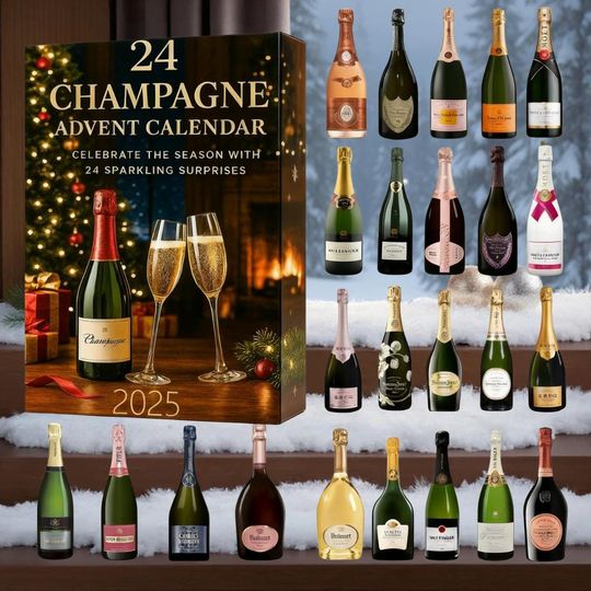 Discover 24Alcohol Theme Acrylic Ornaments,Crown Royal,Tequila Bottle Advent Calendar,Gift for Men, Bourbon Collector's Display Box,Christmas Gift