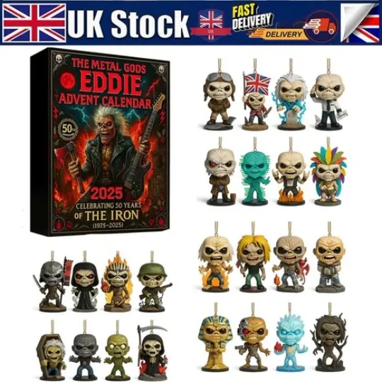 2025 Iron Maiden Advent Calendar Kids Xmas Gift 24 Days Christmas Countdown