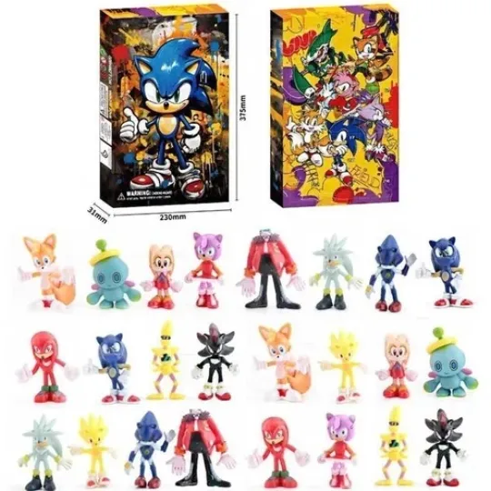 Discover 2025 Sonic Draw Christmas Countdown Advent Calendar Blind Box Xmas Kids Gift