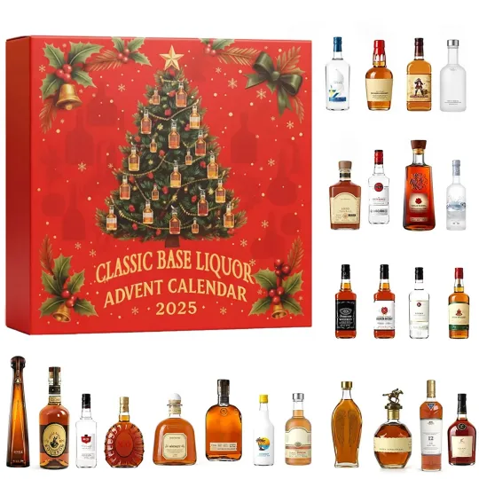 Discover Liquor Whiskey Vodka Rum Advent Calendar 2025