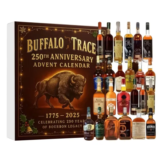 Discover 2025 Buffalo Trace Advent Calendar 24 Days Blind Box Christmas Tree Decoration