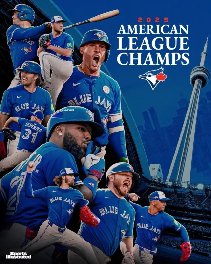 Discover Toronto Blue Jays The Champions American League 2025 Coming World Series poster