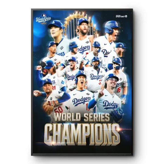 Los Angeles Dodgers Are The 2025 World Series Champions Poster