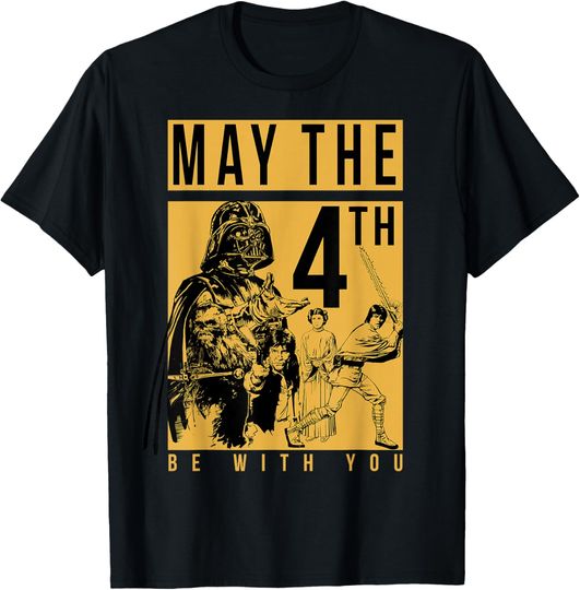 Star Wars May The 4th Boxed Poster T-Shirt
