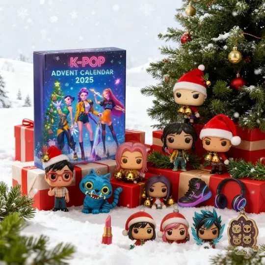 Discover Acrylic Christmas Tree Ornament Kpop Style Advent Calendar Fans Gift Blind Box