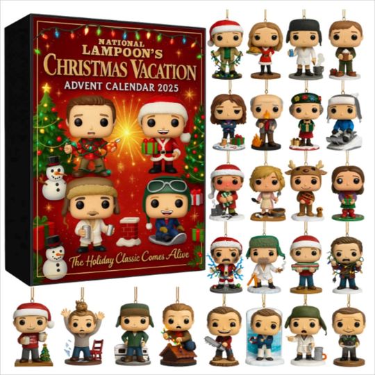Discover Christmas Vacation Advent Calendar 2025 New, 24 Day Christmas Vacation Advent Calendar - Calendar Advent Christmas Movie Contains 24 Gifts