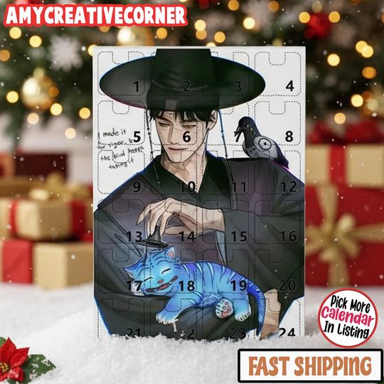 Discover Christmas Advent Calendar 2025, K-Pop Idol Christmas Countdown, 24 Days Xmas Surprises Box, Collectible Gift Set for Kids and Fans