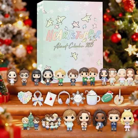 Discover 2025 Teen Romance Countdown Calendar, Beloved Series Character Mini Figures, Cute Holiday Ornaments Collectibles