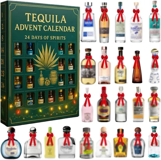 Discover Tequila Advent Calendar 2025, 24 Days of Spirits, 24 Days of Premium Spirits
