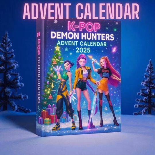 Discover Advent Calendar 3D Kpop Inspired 2025 - Cute Anime Gift Box Mini Figures Collectible Toys Fan-Made