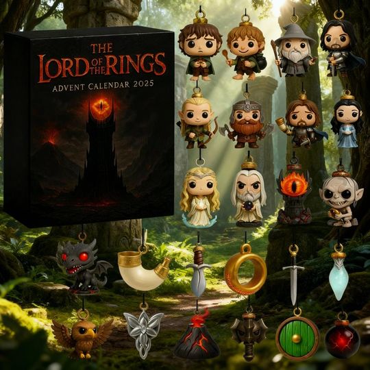 Discover Fantasy Movie Advent Calendar 2025, Mini Wizard Warrior Figures, Magical Christmas Countdown Gift, 24 Day Collectible