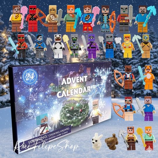 Discover Super Hero Advent Calendar, 24pcs Superhero Building Blocks Advent Calendar, Funny Christmas Advent Calendar, Calendar Christmas Gift