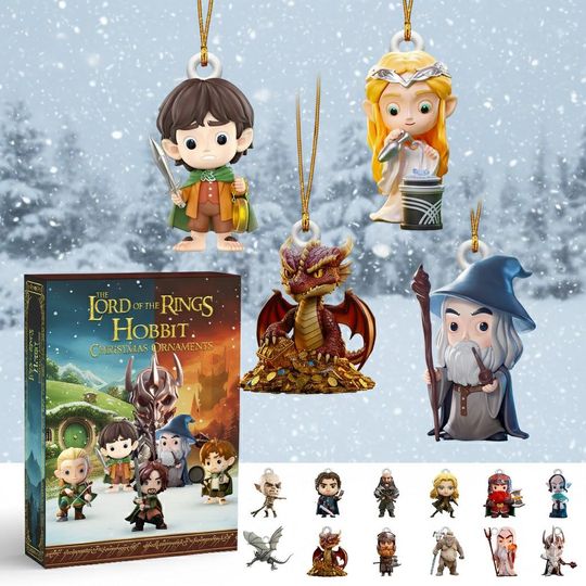 Discover The Lord Of The Rings 2025 Christmas Advent Calendar, Epic Adventures Advent Calendar Blind Box Christmas, Ornament Advent Calendar