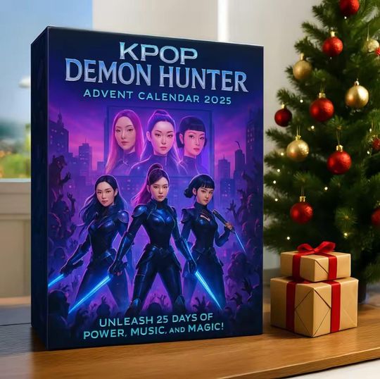 Discover Kpop advent calendar, K-pop advent calendar 2025, K-pop demon hunters