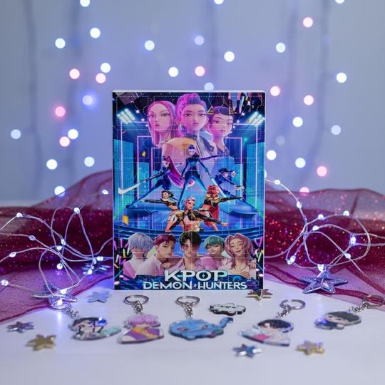 Discover K-Pop Advent Calendar  24 Days of Idol Keychains & Surprises  Anime-Inspired Gift for Kpop Fans and Collectors
