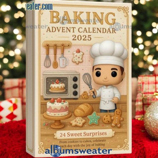 Discover Baking Advent Calendar 2025 Acrylic Pastry Pendant Charms