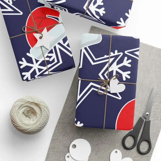 Discover Dallas Cowboys Wrapping Papers, Christmas Gift Wrap, Football Team Presents