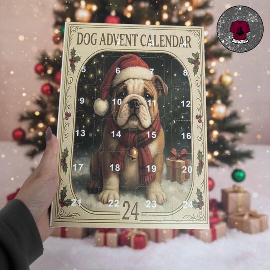 Discover 2D acrylic Christmas Dog Lover Advent Calendar 2025, 24-Day Countdown Blind Box, Dog Advent calendar Xmas gift, Gift for Dog lover