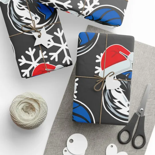 Discover Dallas Mavericks Gift Wrapping Paper for Holiday Christmas