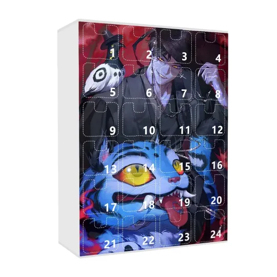 Discover Kpop Demon Hunters Jinu&Derpy 2025 Advent Calendar Derpy Halloween Blind Toys