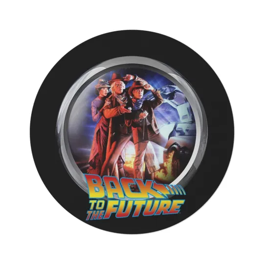 Back to the Future round area Rug for theatre or cinema room, home theatre rugs