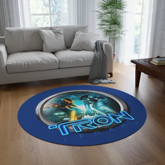 Discover Tron Legacy Pinball Area Rug, Game Room Decorations, Arcade Rug,