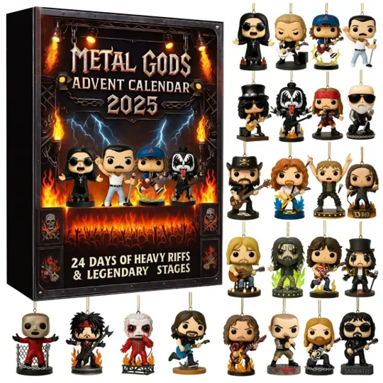Discover Metal Goos 24 Days Of Heavy Riffs&Legendary Advent Calendar 2025 2D Blind Boxes