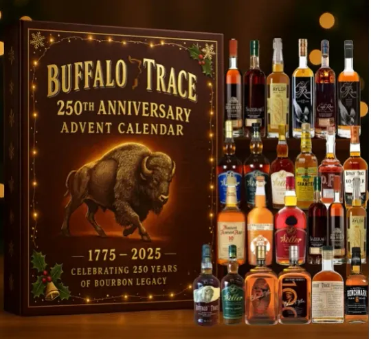 Discover 2025 Buffalo Trace Advent Calendar 24Days Blind Box Christmas Tree HangingDecor