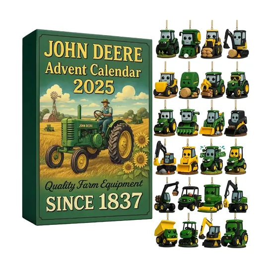 Discover 2025 Countdown John Dee Car Advent Calendar, 24 Days of Festive 2D Blind Boxes