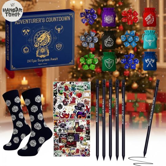 Dice Advent Calendar 2025, Surprise Dice, Christmas Blind Box, Xmas Gift, Hole Fun Rolling Stones Advent Calendar