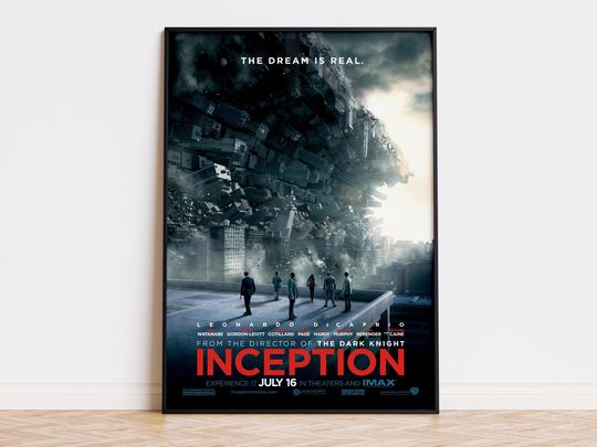 Discover Inception - Movie Poster | Digital Download | High Quality Ready To Print