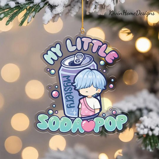 Discover Mystery Acrylic Ornament: My Little Soda Pop, Kpop Demon Hunter Inspired Decor