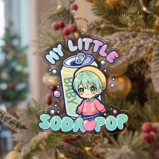 Discover Baby Acrylic Ornament: My Little Soda Pop, Kpop Demon Hunter Inspired Decor