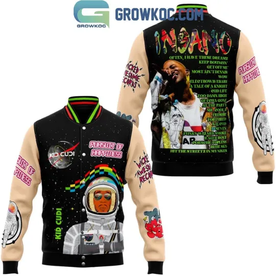 Discover Kid Cudi Insano When Did I Become A Ghost Fan Baseball Jacket