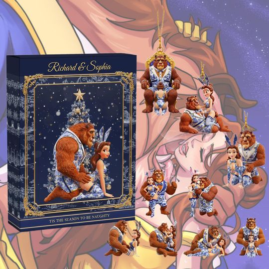 Discover The Beast And Beauty Advent Calendar 2025, Naughty Couple Advent Calendar 2025, Acrylic Blind Box with 24 Romantic for Couples