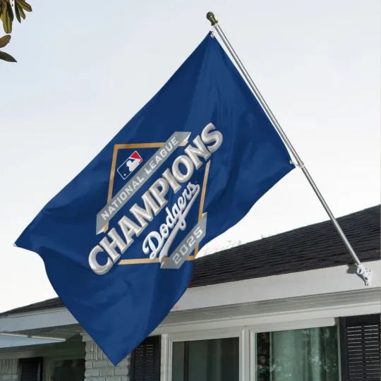 LA Dodgers WinCraft 2025 National League Champions Flag
