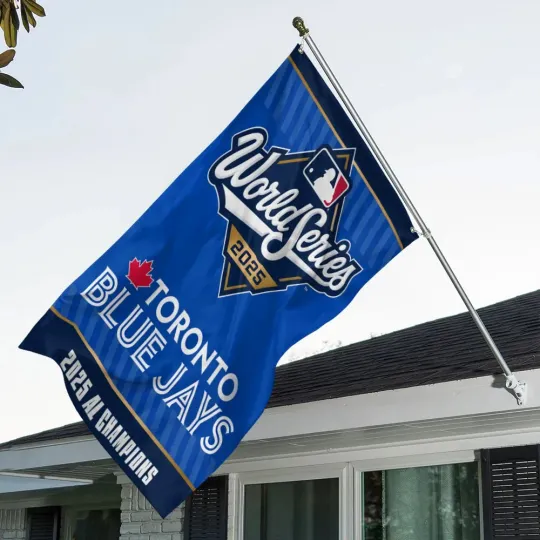 Discover Toront0 Blue Jays WinCraft 2025 American League Champions Flag