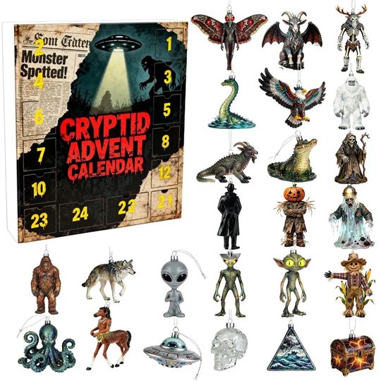 Discover Nativity Scene Advent Calendar 2025, Christian Christmas Countdown Box, 24 Day Holy Family Ornaments, Religious Holiday Gift for Families