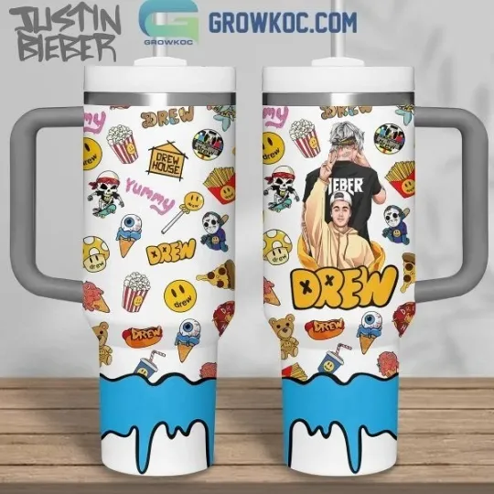 Discover Justin Bieber Drew House Fan Smile Face 40oz Tumbler