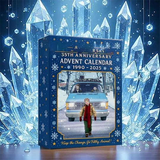 Discover Home Alone 35th Anniversary Advent Calendar 2025, Classic Movie Countdown Box, Funko Style Holiday Gift Set, Christmas Gift for Kids