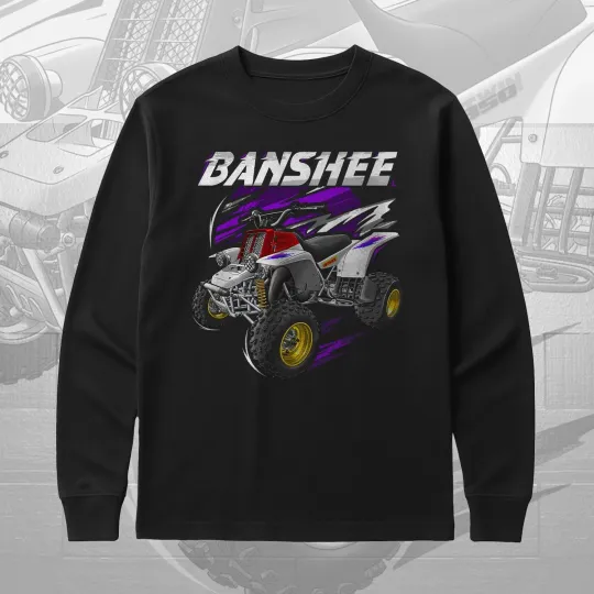 Discover Yamaha Banshee 350 Long Sleeve T-Shirt 1987-2012 Clothing