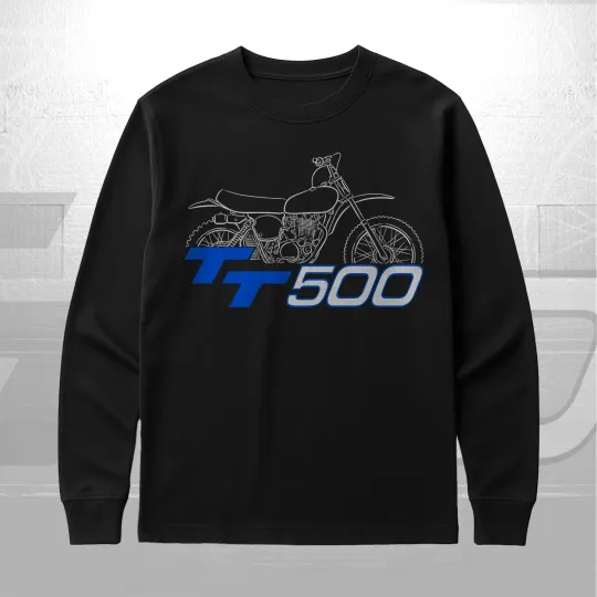 Discover Yamaha TT500 1976-1981 Long Sleeve T-Shirt for Motorcycle Fans